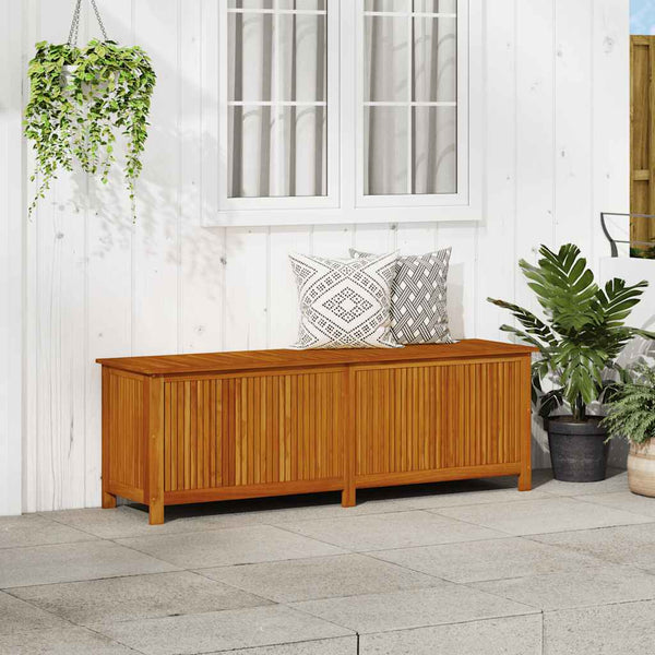 Vidaxl Garden Storage Box 175X50x58 Cm Solid Wood Acacia Storage Boxes