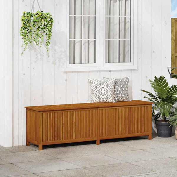 Vidaxl Garden Storage Box 200X50x58 Cm Solid Wood Acacia Storage Boxes