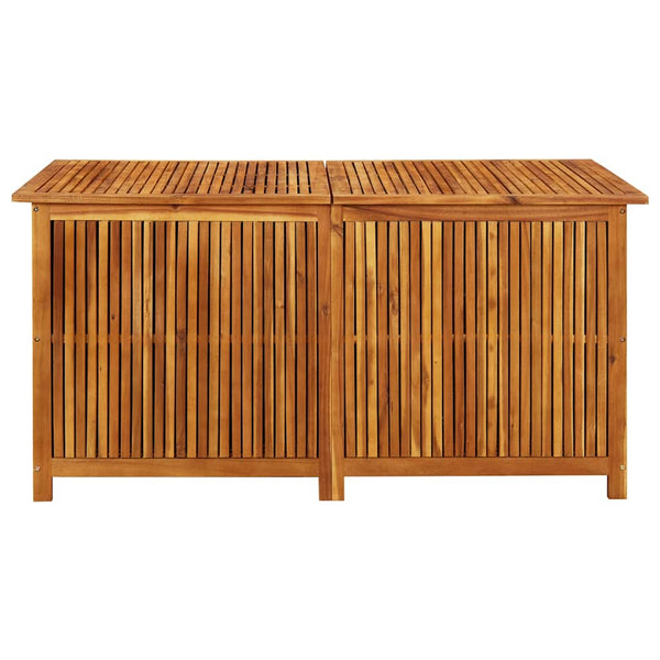 Garden Storage Box 150X80x75 Cm Solid Wood Acacia Storage Deck Boxes