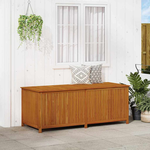 Vidaxl Garden Storage Box 200Cm Solid Acacia Wood Storage Boxes