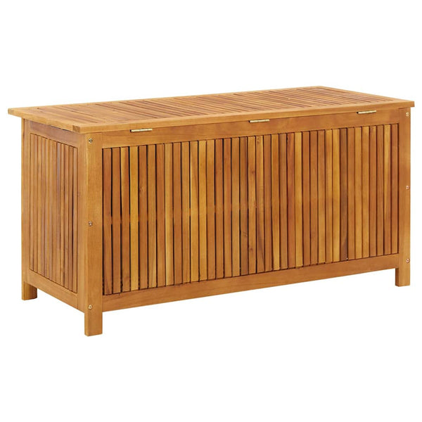 Solid Acacia Wood Garden Storage Box 113X50x58 Cm Storage Boxes
