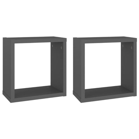 Bookshelves Wall Cube Shelves 2 Pcs 30X15x30 Cm