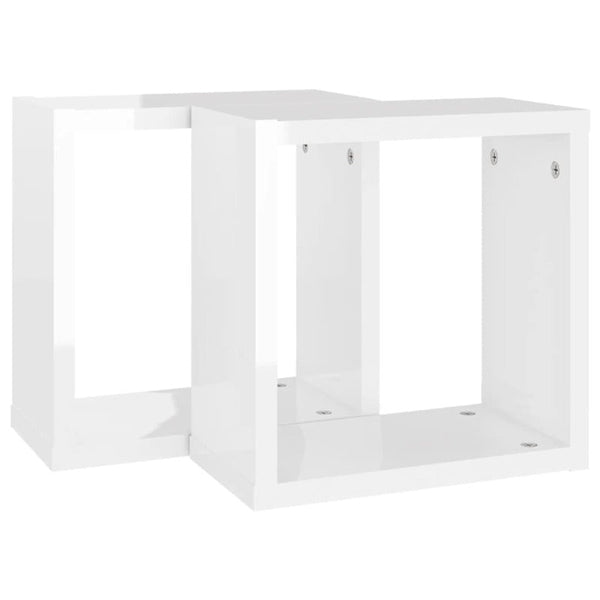 Bookshelves Wall Cube Shelves 2 Pcs 30X15x30 Cm