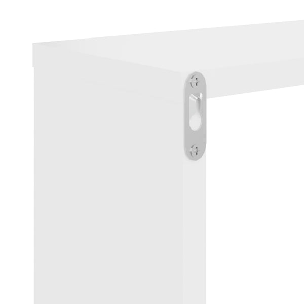 Wall Cube Shelves 4 Pcs White 26X15x26 Cm Wall Shelves