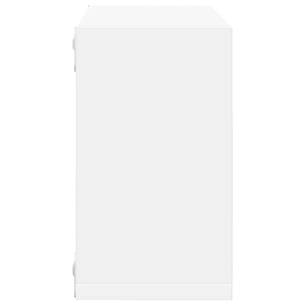 Vidaxl Wall Cube Shelves 2 Pcs White And Sonoma Oak 26X15x26 Cm Wall Shelves