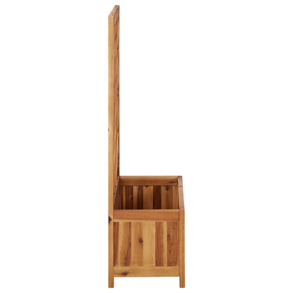 Vidaxl Garden Raised Bed With Trellis Solid Acacia Wood Raised Garden Beds