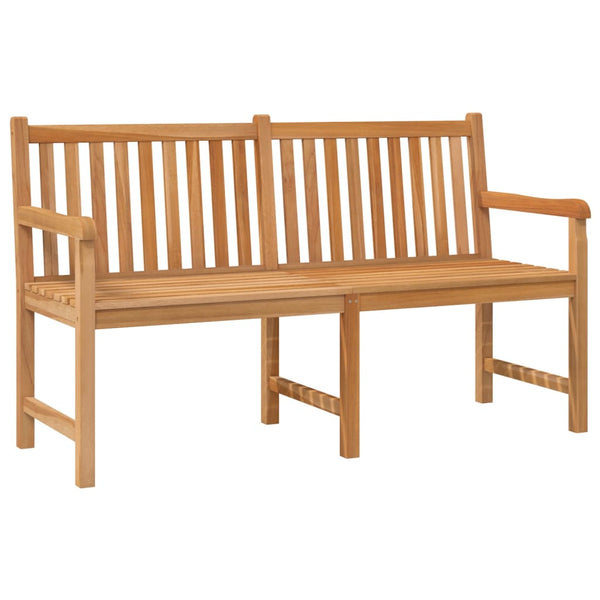 Garden Bench 150 Cm Solid Teak Wood Patio Benches