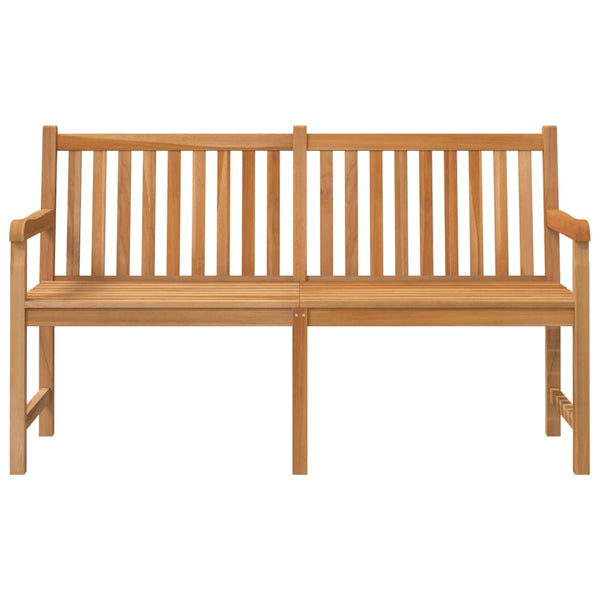 Garden Bench 150 Cm Solid Teak Wood Patio Benches