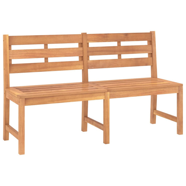 Vidaxl Garden Bench 150 Cm Solid Teak Wood Patio Benches