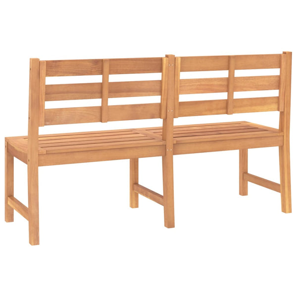Vidaxl Garden Bench 150 Cm Solid Teak Wood Patio Benches
