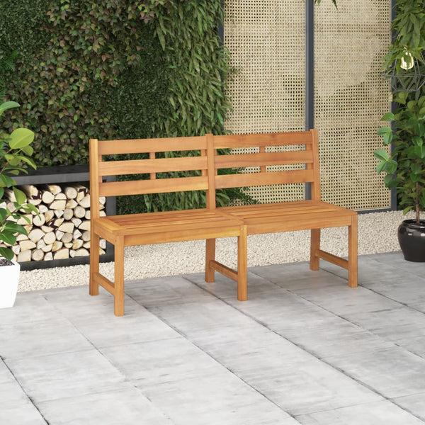 Vidaxl Garden Bench 150 Cm Solid Teak Wood Patio Benches
