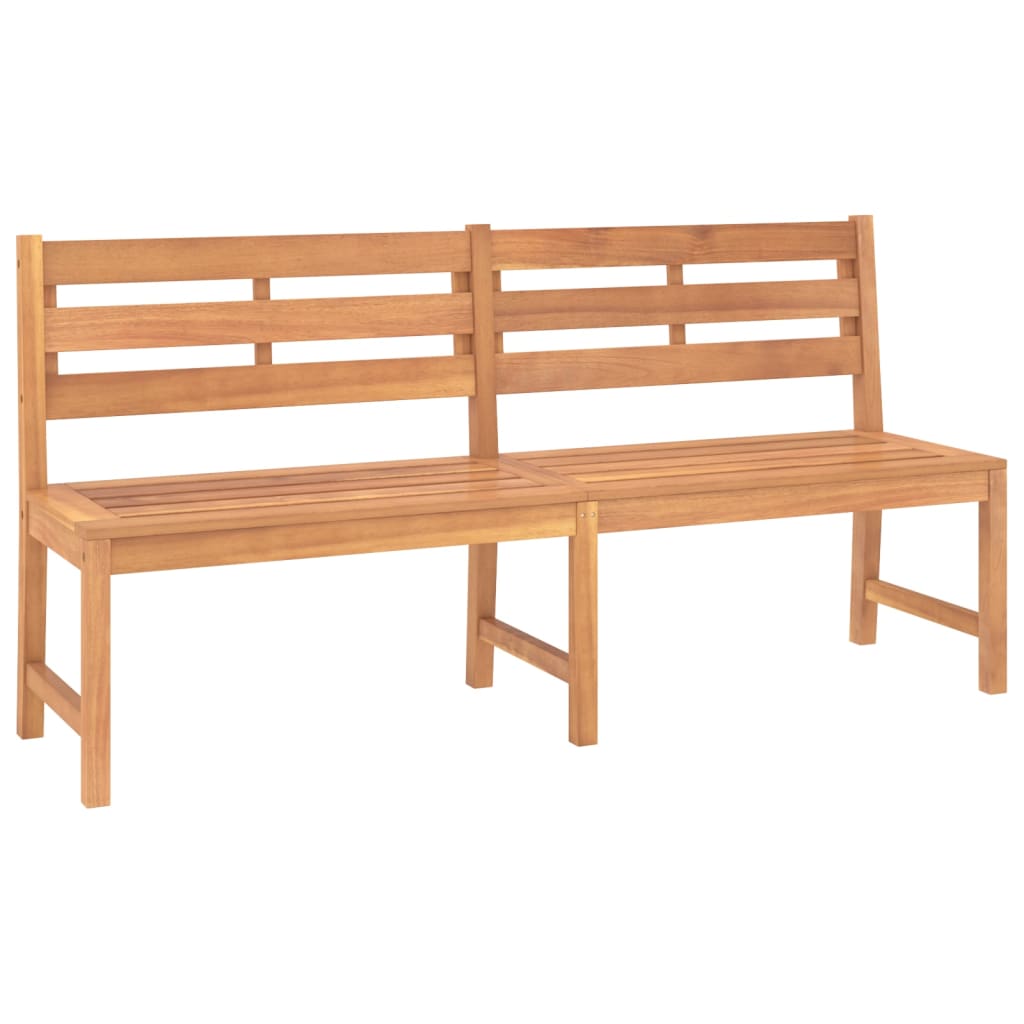 Garden Bench 180 Cm Solid Teak Wood Patio Benches