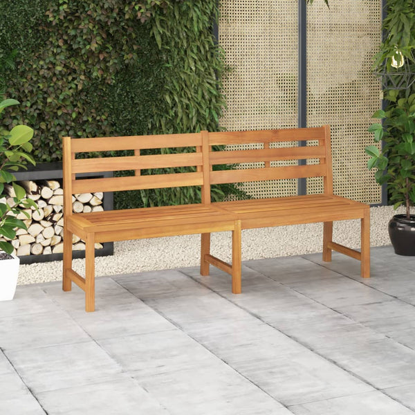 Garden Bench 180 Cm Solid Teak Wood Patio Benches