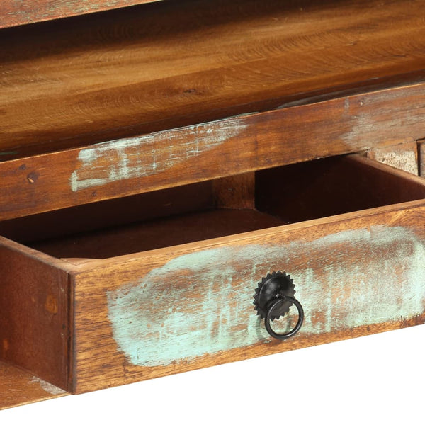 Tv Cabinet Multicolour 110X30x40 Cm Solid Reclaimed Wood Tv Stands & Entertainment Units