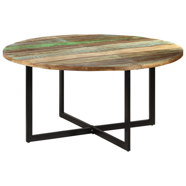 Dining Table 150X75 Cm Solid Wood Reclaimed Dining Tables