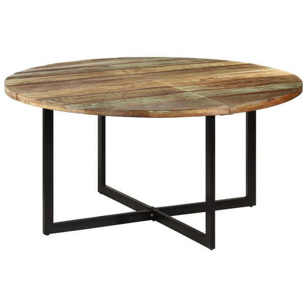 Dining Table 150X75 Cm Solid Wood Reclaimed Dining Tables