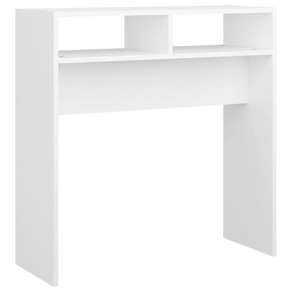 Console Table White 78X30x80 Cm Engineered Wood Tables