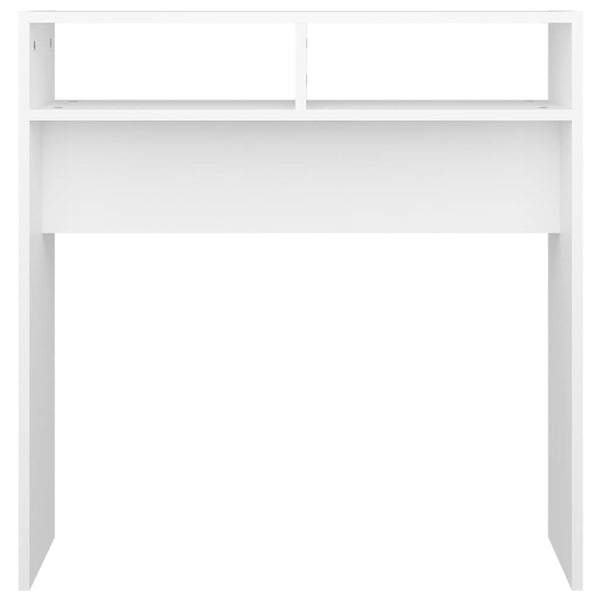 Console Table White 78X30x80 Cm Engineered Wood Tables