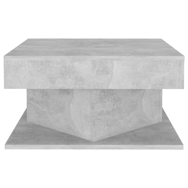Coffee Table Concrete Grey 57X57x30 Cm Engineered Wood Coffee Tables