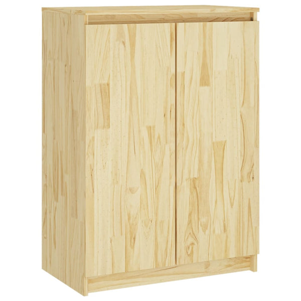 Sideboard 60X36x84 Cm Solid Pinewood Sideboards & Buffets