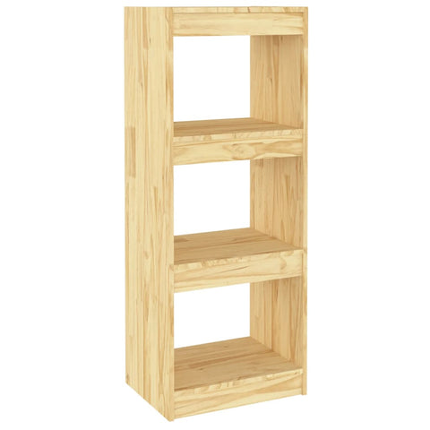 Book Cabinet/Room Divider 40X30x103.5 Cm Solid Pinewood Bookshelves