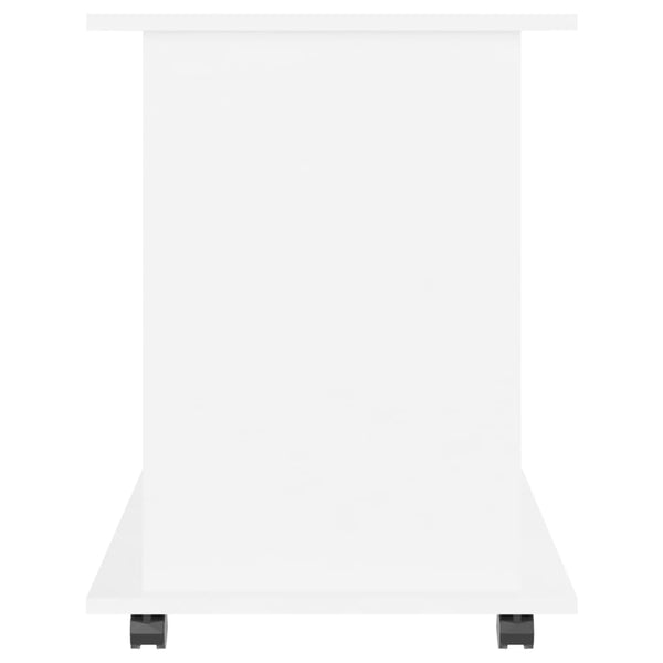 Rolling Cabinet White 60X45x60 Cm Engineered Wood Filing Cabinets