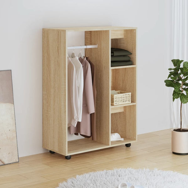 Wardrobe Sonoma Oak 80X40x110 Cm Engineered Wood Wardrobes