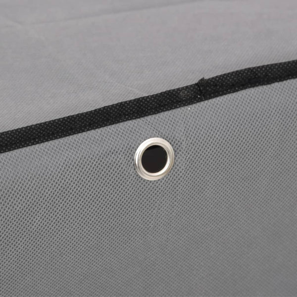 Shoe Cabinet Grey 60X28x90 Cm Fabric Shoe Cabinets