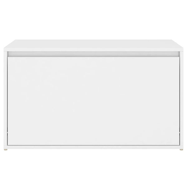 Hall Bench 80X40x45 Cm White Engineered Wood Benches