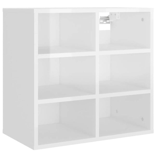 Shoe Cabinets 2 Pcs High Gloss White 52.5X30x50 Cm