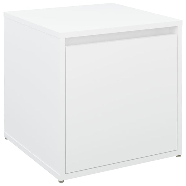 Box Drawer White 40.5X40x40 Cm Engineered Wood Storage Boxes