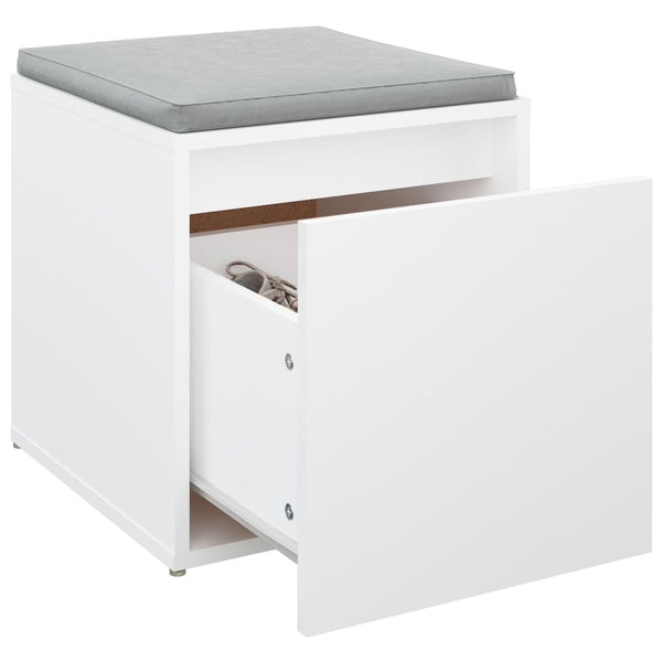 Box Drawer White 40.5X40x40 Cm Engineered Wood Storage Boxes
