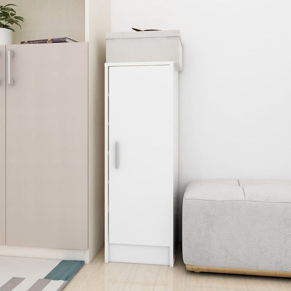 Shoe Cabinet White 32X35x92 Cm Engineered Wood Shoe Cabinets