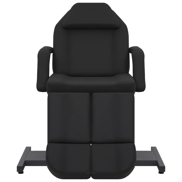 Beauty Treatment Chair Faux Leather Black 180X62x78 Cm Salon Chairs