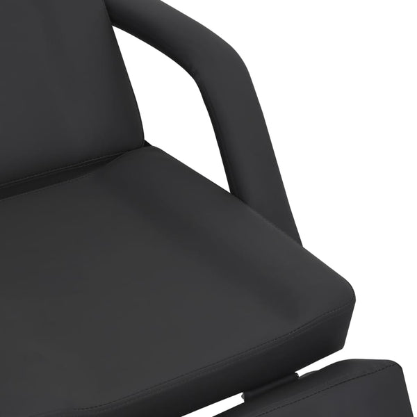 Black Faux Leather Beauty Treatment Chair 180X62x78 Cm Massage Tables & Chairs