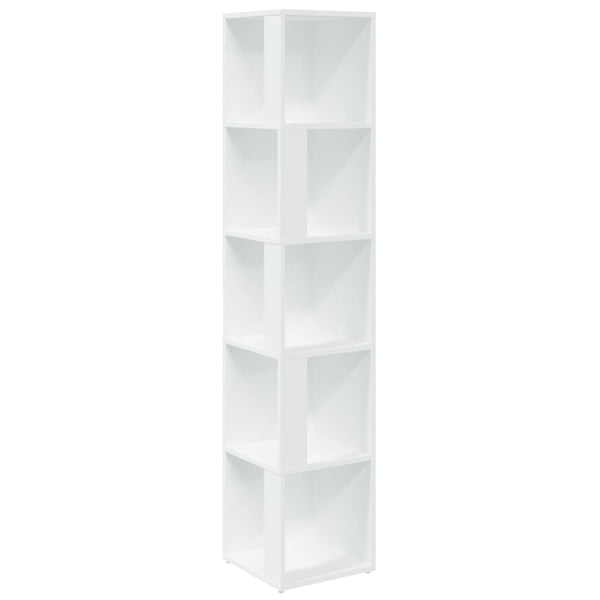 Vidaxl Corner Cabinet White 33X33x164.5 Cm Engineered Wood Cabinets & Cupboards