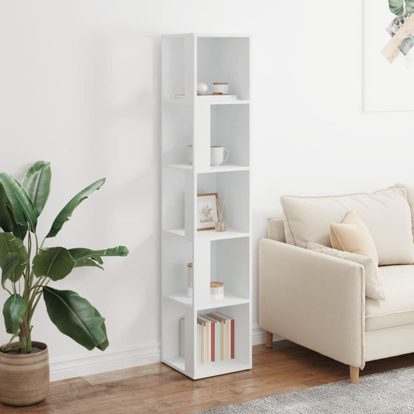 Vidaxl Corner Cabinet White 33X33x164.5 Cm Engineered Wood Cabinets & Cupboards