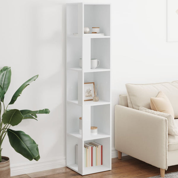Vidaxl Corner Cabinet White 33X33x164.5 Cm Engineered Wood Cabinets & Cupboards