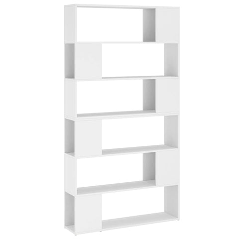 Bookshelves Book Cabinet Room Divider White 100X24x188 Cm