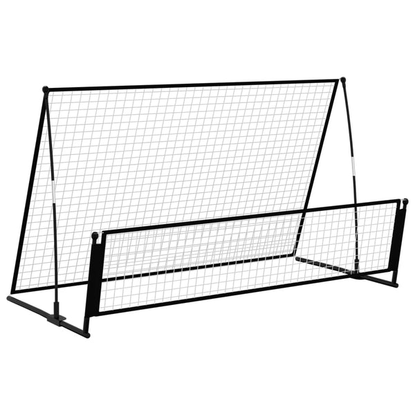 2 In 1 Soccer Rebounder Football Goal 202X104x120 Cm Steel Soccer Goals