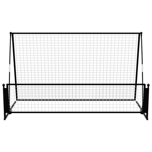 2 In 1 Soccer Rebounder Football Goal 202X104x120 Cm Steel Soccer Goals
