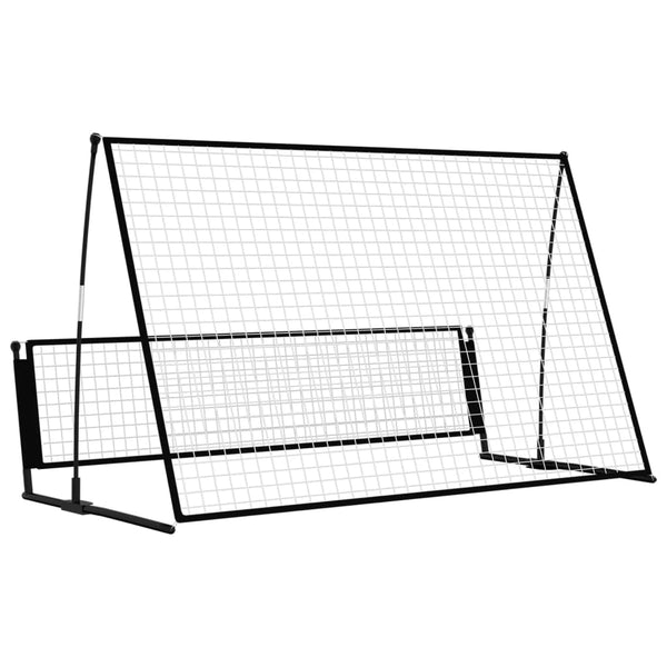 2 In 1 Soccer Rebounder Football Goal 202X104x120 Cm Steel Soccer Goals