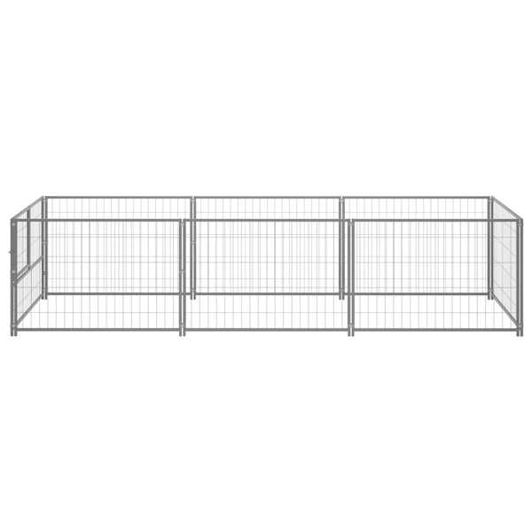 Dog Kennels Dog Kennel Silver 3 M Steel