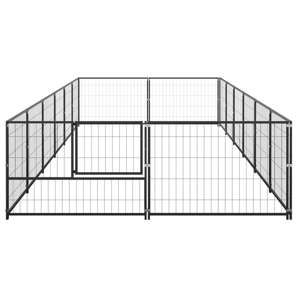 Dog Kennel Black 12 Maa Steel Dog Kennels