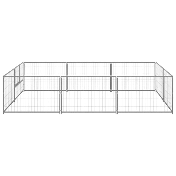 Dog Kennels Dog Kennel Silver 6 M Steel