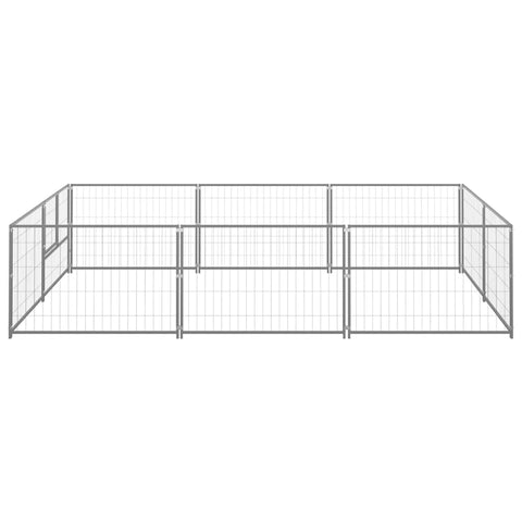 Dog Kennels Dog Kennel Silver 6 M Steel