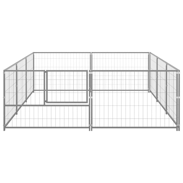 Dog Kennels Dog Kennel Silver 6 M Steel
