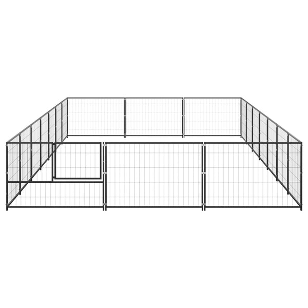 Dog Kennels Dog Kennel Black 21 M Steel