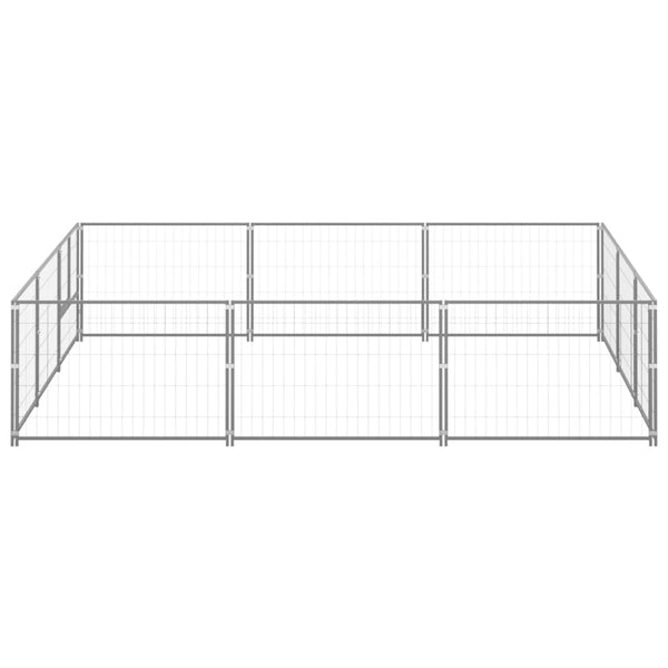 Dog Kennels Dog Kennel Silver 9 M Steel