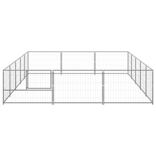 Dog Kennels Dog Kennel Silver 15 M Steel